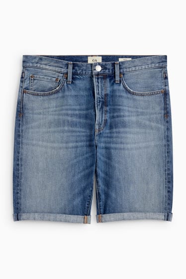 Pánské - Džínové šortky - džíny - modré