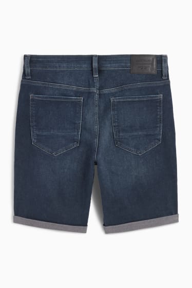 Heren - Korte spijkerbroek - jog denim - LYCRA® - jeansdonkerblauw