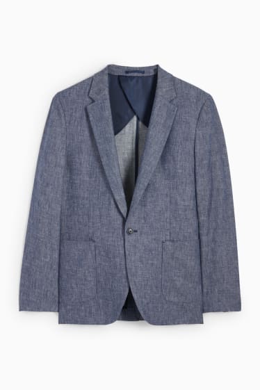 Men - Tailored jacket - slim fit - dark blue