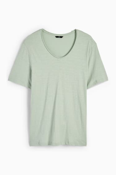 Uomo - T-shirt - verde menta