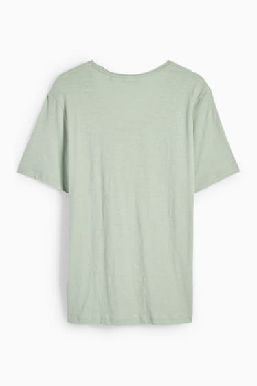 Heren - T-shirt - mintgroen