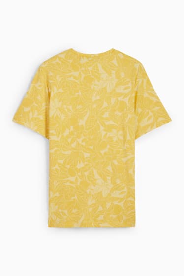 Hommes - T-shirt - à motif - jaune