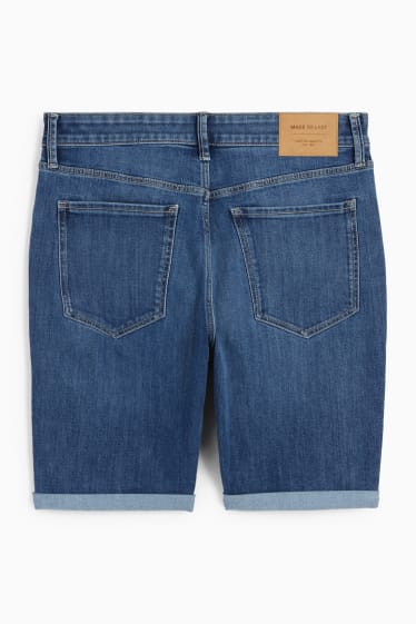 Hommes - Short en jean - LYCRA® - jean bleu