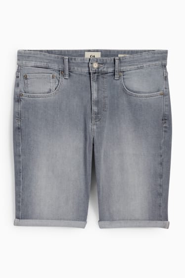 Uomo - Shorts di jeans - LYCRA® - jeans grigio chiaro