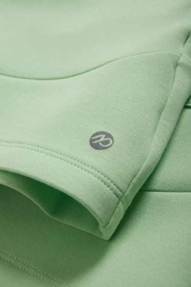 Women - Technical sweat shorts - mint green