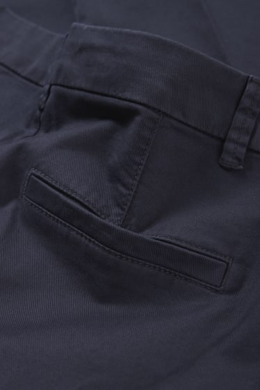 Mujer - Chinos - mid waist - tapered fit - azul oscuro