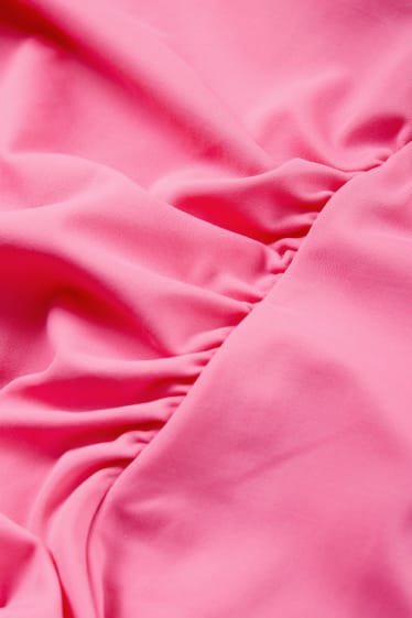 Damen - Badeanzug mit Raffungen - wattiert - LYCRA® XTRA LIFE™ - pink