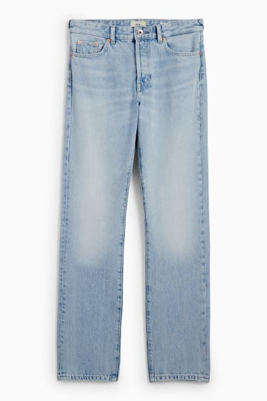 Damen - Straight Jeans - Mid Waist - helljeansblau