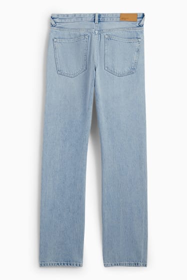Dames - Straight jeans - mid waist - jeanslichtblauw