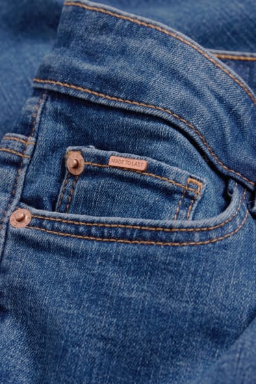 Femmes - Bermudas en jean - mid waist - LYCRA® - jean bleu