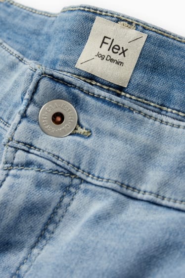 Men - Denim shorts - Flex jog denim - LYCRA® - denim-light blue