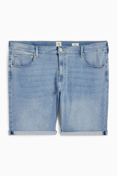Herren - Jeans-Shorts  - Flex Jog Denim - LYCRA® - helljeansblau