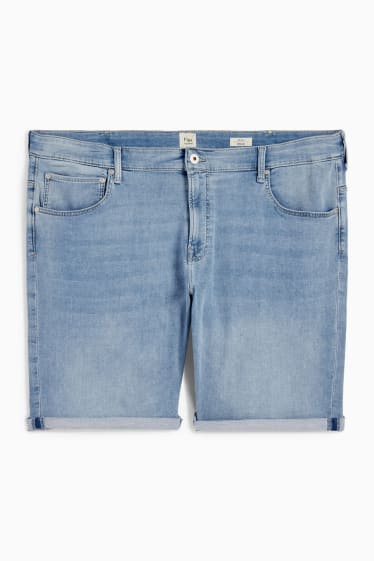 Bărbați - Pantaloni scurți de blugi - Flex jog denim - LYCRA® - denim-albastru deschis