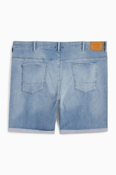 Men - Denim shorts - Flex jog denim - LYCRA® - denim-light blue