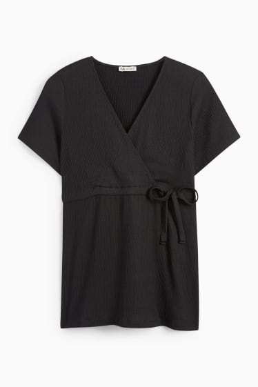 Women - Nursing blouse - black