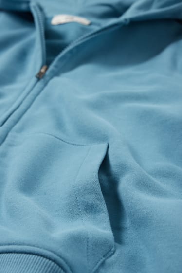 Children - Zip-through hoodie - turquoise