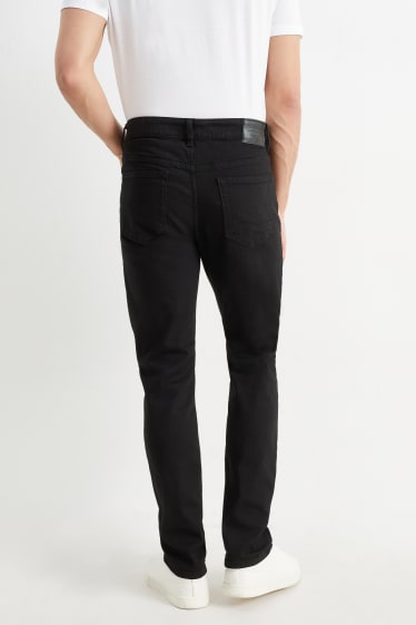 Pánské - Straight jeans - LYCRA® - černá