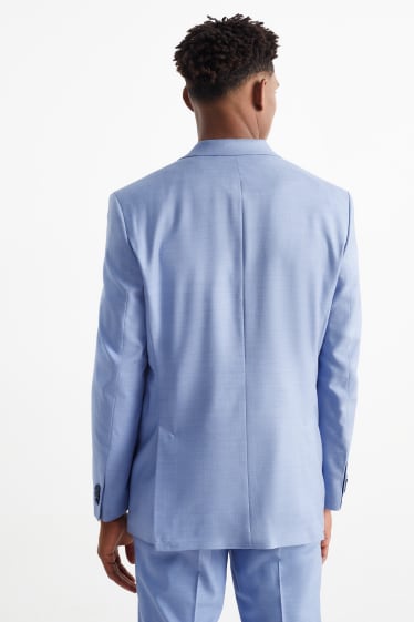 Pánské - Oblekové sako - regular fit - Flex - stretch - světle modrá