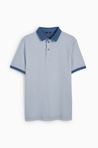 Herren - Poloshirt  - blau