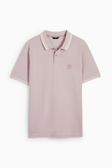 Herren - Poloshirt - rosa