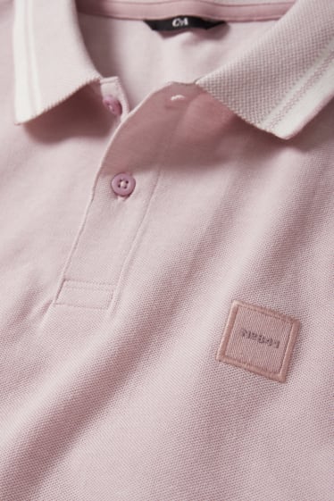 Bărbați - Tricou polo - roz