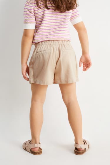 Enfants - Jupe-short - beige clair
