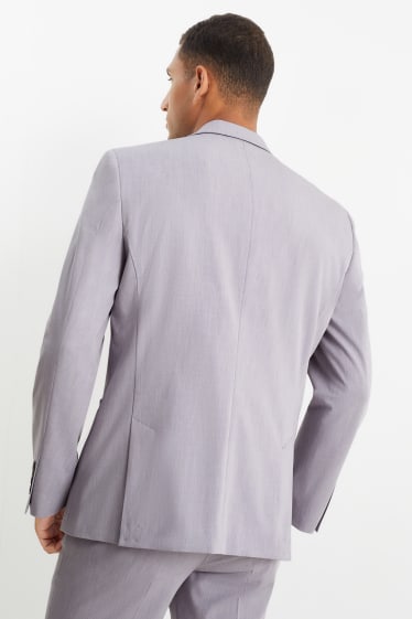 Hommes - Veste de costume - slim fit - Flex - 4 Way Stretch - violet