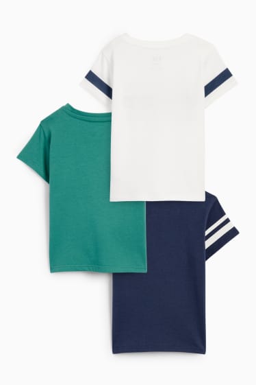 Miminka - Multipack 3 ks - maminka a tatínek - tričko s krátkým rukávem pro miminka - bílá