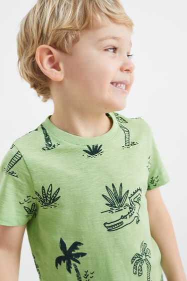 Kinderen - Jungle - T-shirt - lichtgroen