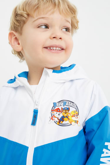 Copii - PATRULA CĂȚELUȘILOR - jachetă cu glugă - căptușită - rezistentă la apă - albastru