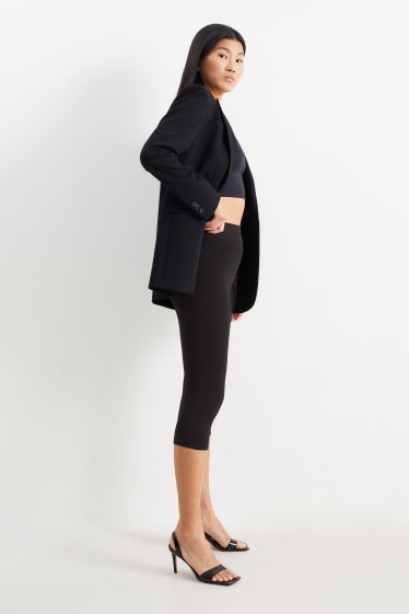 Donna - Confezione da 2 - leggings capri basic - nero