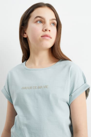 Bambini - Confezione da 3 - t-shirt - beige chiaro