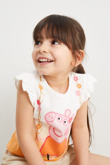 Children - Multipack of 2 - Peppa Pig - short sleeve T-shirt - cremewhite
