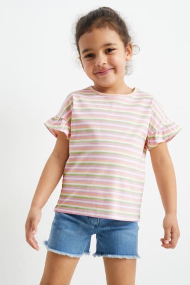 Bambini - Confezione da 6 - maglia a maniche corte - bianco crema