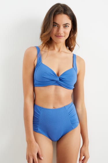 Mujer - Top de bikini - con relleno - LYCRA® XTRA LIFE™ - azul
