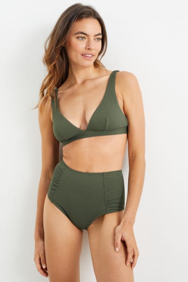 Donna - Top bikini - imbottito - LYCRA® XTRA LIFE™ - verde scuro