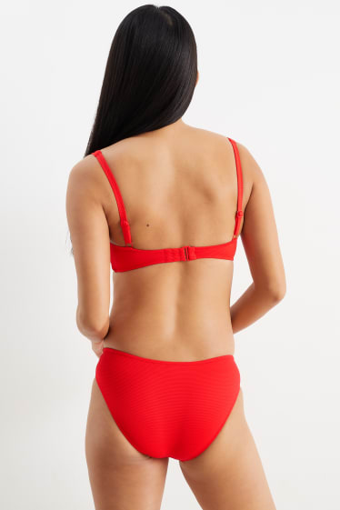 Kobiety - Dół od bikini - średni stan - LYCRA® XTRA LIFE™ - czerwony