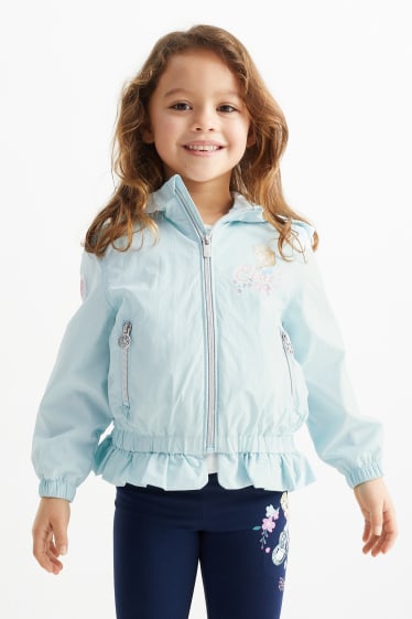 Children - Frozen - jacket - lined - water-repellent - light blue