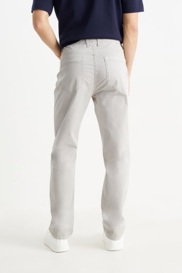 Mężczyźni - Spodnie - regular fit - jasnoszary