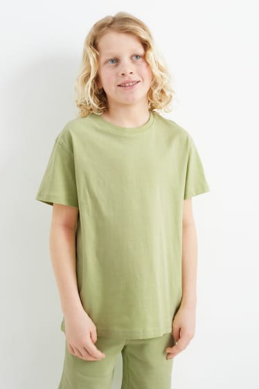 Niños - Camiseta de manga corta - verde claro