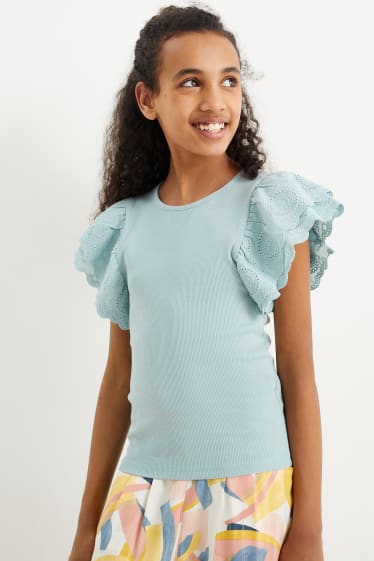 Children - Short sleeve T-shirt - light turquoise