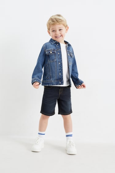 Kinder - Jeans-Bermudas - dunkelblau