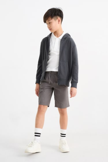 Bambini - Shorts - grigio scuro
