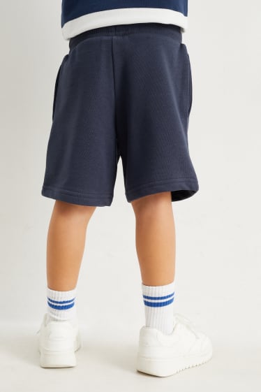 Children - Multipack of 2 - dinosaur - sweat Bermuda shorts - dark blue