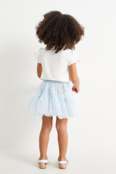 Children - Frozen - set - short sleeve T-shirt and skirt - 2 piece - cremewhite