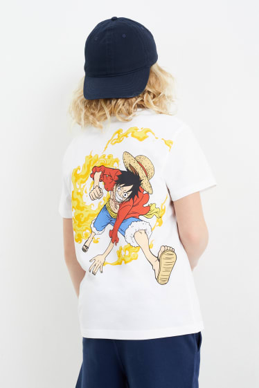 Niños - One Piece - camiseta de manga corta - blanco