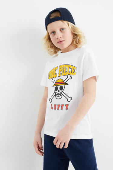 Niños - One Piece - camiseta de manga corta - blanco