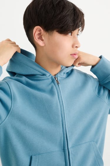 Children - Zip-through hoodie - turquoise