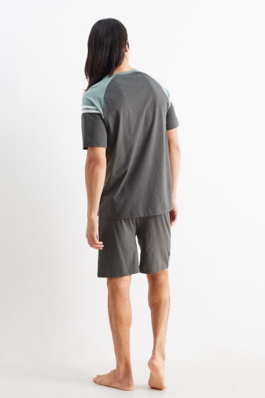 Men - Short pyjamas - dark gray