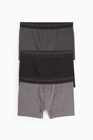 Heren - Set van 3 - trunks - zwart